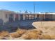 Backyard view of home undergoing renovations at 6726 E Shea Blvd, Scottsdale, AZ 85254