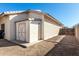 Backyard with shed and walkway at 7664 W Karen Lee Ln, Peoria, AZ 85382