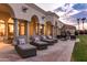 Relaxing patio with lounge chairs, offering ample space for outdoor entertaining at 10754 E Laurel Ln, Scottsdale, AZ 85259