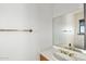 Simple bathroom with sink and mirror at 11426 E Cottontail Rd, Cave Creek, AZ 85331