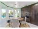 Cozy breakfast nook with round table and built-in cabinetry at 12528 N 78Th St, Scottsdale, AZ 85260