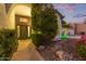 Inviting entryway with a walkway and landscaping at 12528 N 78Th St, Scottsdale, AZ 85260