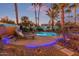 Relaxing pool area with lounge chairs and colorful landscaping at 12528 N 78Th St, Scottsdale, AZ 85260