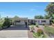 Single-level home with carport and nicely landscaped front yard at 1507 E Helena Dr, Phoenix, AZ 85022