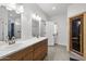 Bathroom features double vanity and sauna access at 3132 W Blue Eagle Ln, Phoenix, AZ 85086