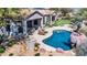 Luxury home with pool, spa, putting green, and desert landscaping at 37181 N 103Rd St, Scottsdale, AZ 85262