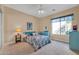 Charming bedroom with carpeted floor and window at 37181 N 103Rd St, Scottsdale, AZ 85262
