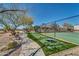 Community courtyard with pickleball and bocce ball at 37181 N 103Rd St, Scottsdale, AZ 85262