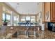 Kitchen with granite countertops and a view to the Gathering room at 37181 N 103Rd St, Scottsdale, AZ 85262