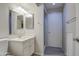 Clean bathroom with a vanity, toilet and shower at 4608 W Maryland Ave # 127, Glendale, AZ 85301