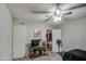 Bedroom with ceiling fan, closet and tv stand at 4608 W Maryland Ave # 127, Glendale, AZ 85301