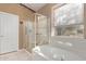 Bathroom with walk-in shower and separate tub at 5126 S Sugarberry Ct, Gilbert, AZ 85298