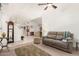 Living room with view into adjacent kitchen and dining areas at 525 E Glencove St, Mesa, AZ 85203