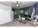 Bright bedroom with a workspace and double closets at 758 S Lagoon Dr, Gilbert, AZ 85233