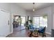 Bright breakfast nook with sliding door access to backyard patio at 758 S Lagoon Dr, Gilbert, AZ 85233