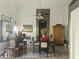 Formal dining area with wood flooring and a wooden cabinet at 758 S Lagoon Dr, Gilbert, AZ 85233