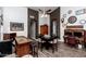 Formal dining area with a wooden table and home office at 758 S Lagoon Dr, Gilbert, AZ 85233