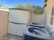 Convenient storage shed and AC units at 758 S Lagoon Dr, Gilbert, AZ 85233