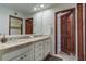 Bathroom boasts double sinks, a large mirror and a separate shower at 8082 E Via Del Desierto --, Scottsdale, AZ 85258