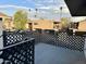 Private balcony overlooking the community and parking lot at 1051 N 84Th Pl, Scottsdale, AZ 85257