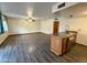 Living room features wood-look floors at 1051 N 84Th Pl, Scottsdale, AZ 85257