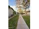 Community pathway with lush green landscaping at 1051 N 84Th Pl, Scottsdale, AZ 85257