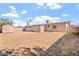 Large backyard with a shed and dirt at 11624 N 25Th Ave, Phoenix, AZ 85029