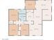 Floor plan showing a 3 bedroom, 2 bath home at 11624 N 25Th Ave, Phoenix, AZ 85029