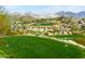 Golf course landscape with mountain views at 12963 S 183Rd Ave, Goodyear, AZ 85338