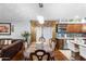 Elegant dining room with hardwood floors and chandelier at 18807 N 2Nd Ave, Phoenix, AZ 85027