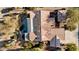 House with solar panels and pool; bird's-eye view at 18932 N Aztec Point Dr, Surprise, AZ 85387