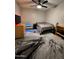 Cozy bedroom with modern ceiling fan and closet at 200 E Southern Ave # 242, Tempe, AZ 85282