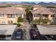 Aerial view of the apartment complex showcasing the well-maintained buildings and covered parking at 20100 N 78Th Pl # 1062, Scottsdale, AZ 85255