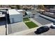 Modern home with gray paver driveway and artificial turf at 2129 S Los Feliz Dr, Tempe, AZ 85282