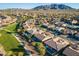 Aerial view of a residential neighborhood with mountain views at 2238 E Saddlebrook Rd, Gilbert, AZ 85298