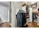 Large walk-in closet with ample shelving and hanging space at 2238 E Saddlebrook Rd, Gilbert, AZ 85298