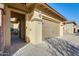 View of the garage and side entrance at 2238 E Saddlebrook Rd, Gilbert, AZ 85298