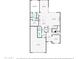 Two-story home floor plan with 4 bedrooms and 3 baths at 27165 N 71St Ln, Peoria, AZ 85383