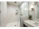 Luxurious bathroom with a large walk-in shower and marble finishes at 30 W Palm Ln, Phoenix, AZ 85003