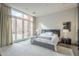 Bright bedroom with private patio access and modern finishes at 30 W Palm Ln, Phoenix, AZ 85003