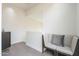 Bright hallway with a built-in seating area and wood floors at 30 W Palm Ln, Phoenix, AZ 85003