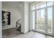 Bright hallway with hardwood floors and access to balcony at 30 W Palm Ln, Phoenix, AZ 85003
