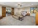 Spacious bedroom with sitting area and access to an office at 37300 N School House Rd, Cave Creek, AZ 85331