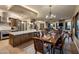 Elegant dining area with large windows and mountain views at 37300 N School House Rd, Cave Creek, AZ 85331