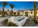 Beautiful exterior showcasing a modern water feature and desert landscaping at 6836 E Hummingbird Ln, Paradise Valley, AZ 85253