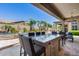 Granite outdoor kitchen island with seating at 9216 W Via Del Sol --, Peoria, AZ 85383