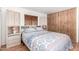 Charming bedroom with wood floors and a built-in desk at 9333 E University Dr # 147, Mesa, AZ 85207
