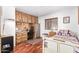 Functional bedroom with wood floors and built-in storage at 9333 E University Dr # 147, Mesa, AZ 85207