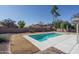 Clean rectangular pool with patio at 11503 W Cyprus Dr, Avondale, AZ 85392