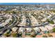 Aerial view showing neighborhood homes and community layout at 1231 N Layman St, Gilbert, AZ 85233